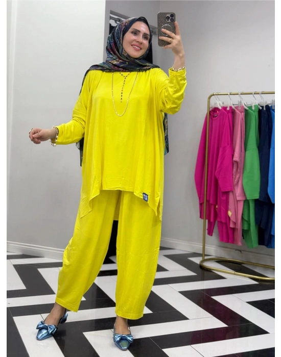Retro Takım – Standart Beden Sarı
