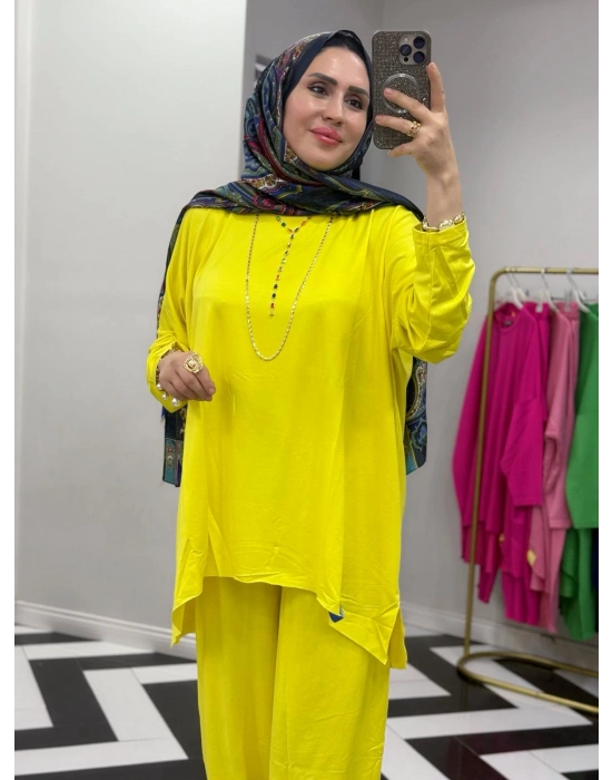 Retro Takım – Standart Beden Sarı