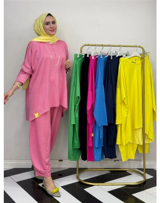 Retro Takım – Standart Beden Pembe