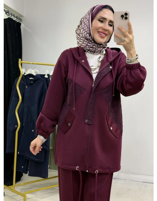 Scuba Takım Bordo