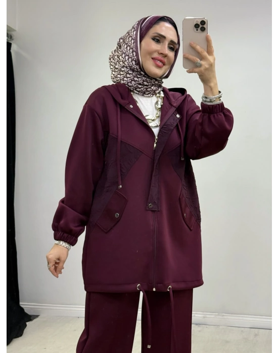 Scuba Takım Bordo