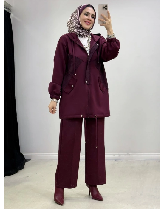 Scuba Takım Bordo