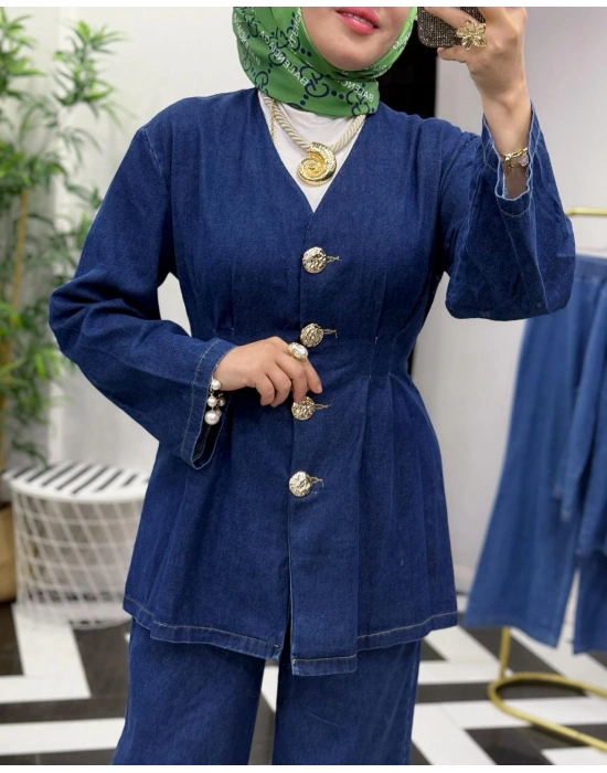 Tasarım Kot Takım – Koyu Renk