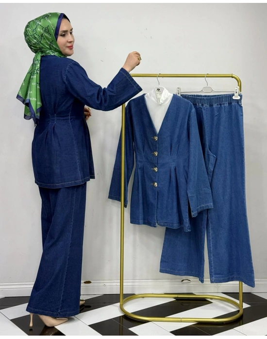 Tasarım Kot Takım – Koyu Renk