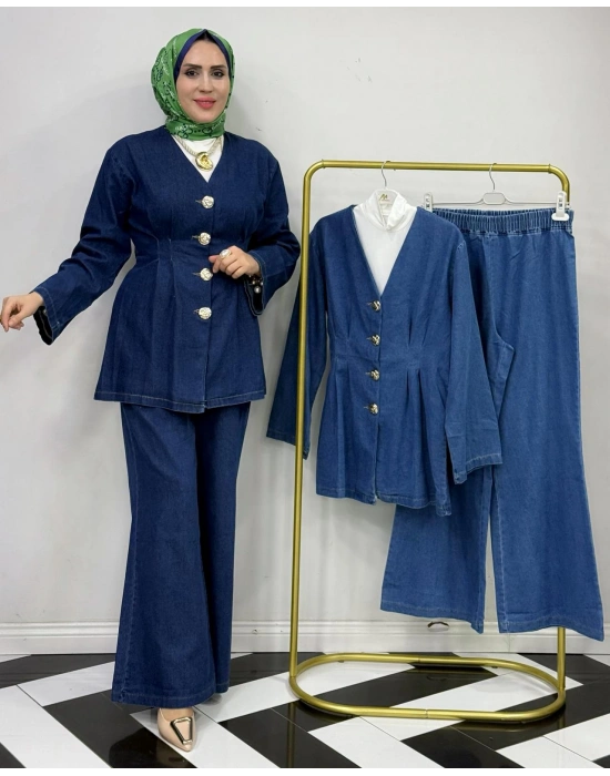 Tasarım Kot Takım – Koyu Renk