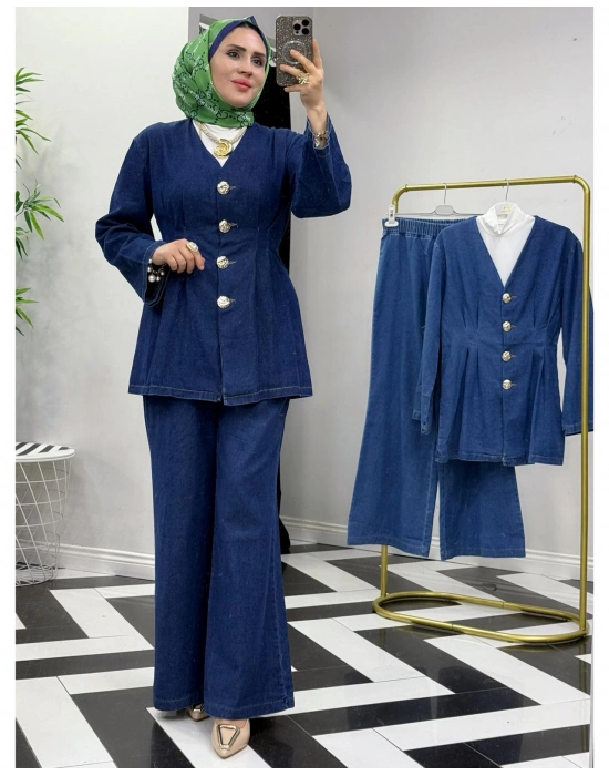 Tasarım Kot Takım – Koyu Renk