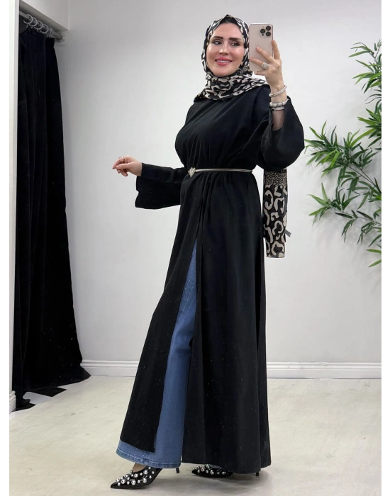Tasarım Tam Boy Tunik Siyah