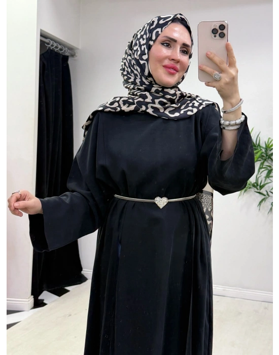 Tasarım Tam Boy Tunik Siyah