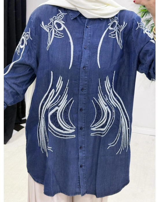 Tencel Kot Gömlek Kot Rengi