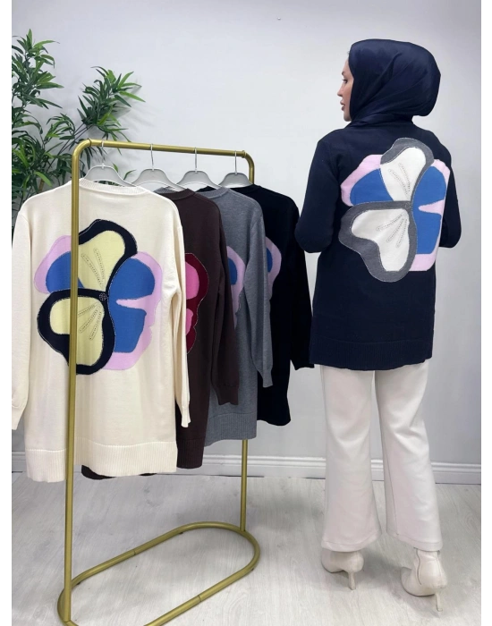 Triko Tunik Lacivert