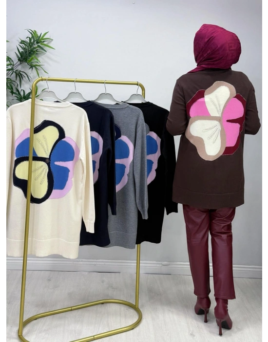 Triko Tunik Kahverengi