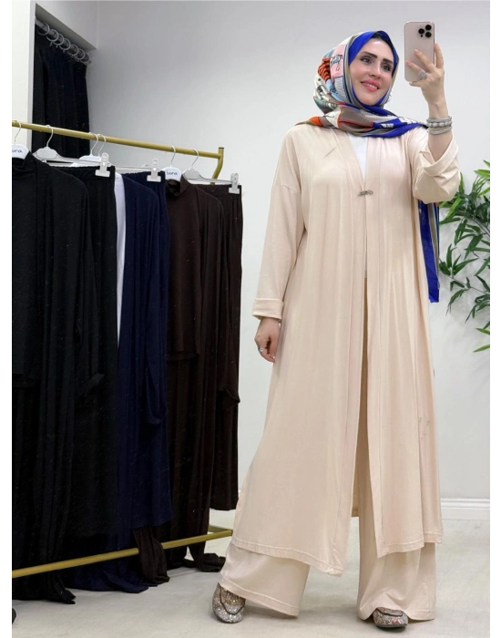 Yeni Sezon Abaya Takım Krem