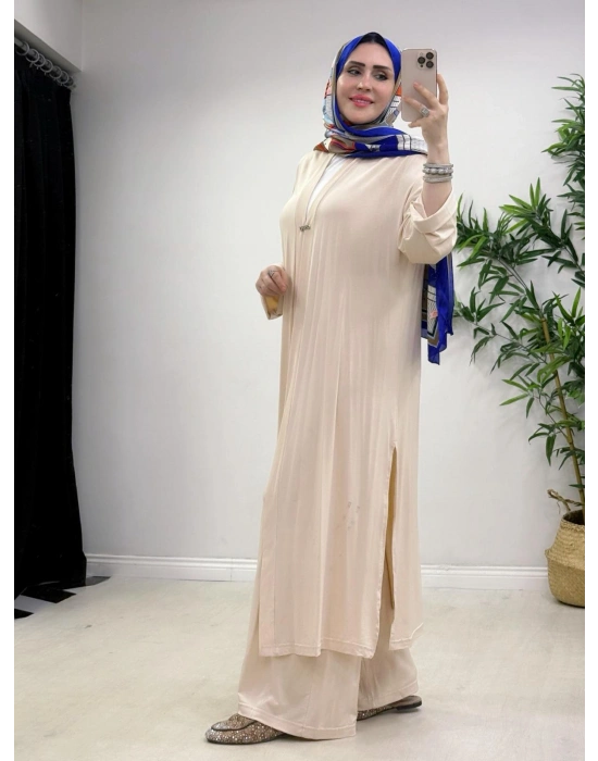 Yeni Sezon Abaya Takım Krem