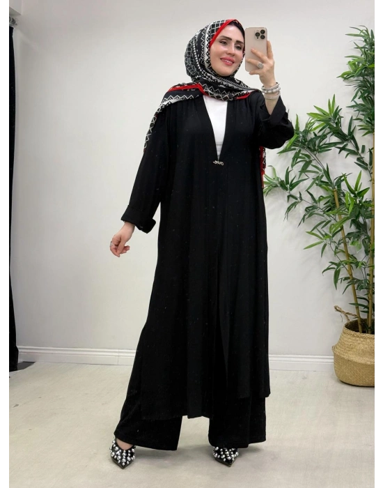 Yeni Sezon Abaya Takım Siyah