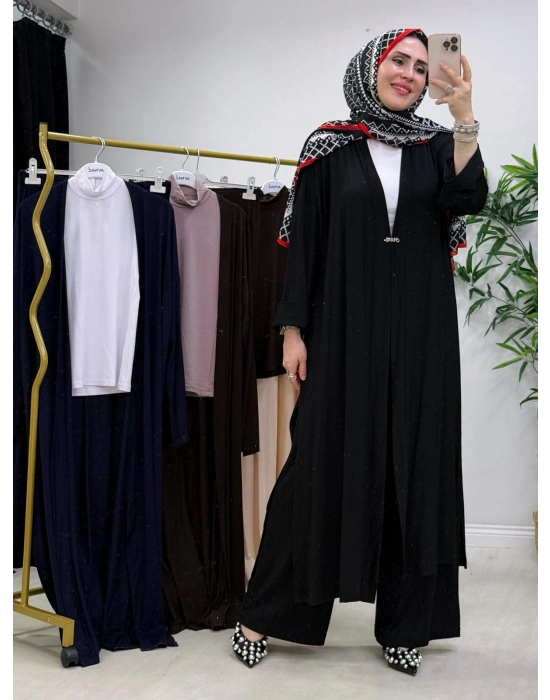 Yeni Sezon Abaya Takım Siyah