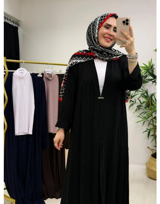 Yeni Sezon Abaya Takım Siyah