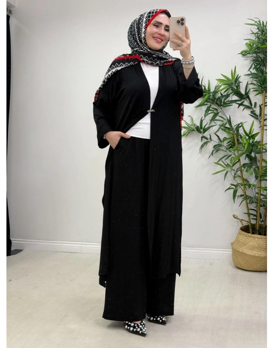 Yeni Sezon Abaya Takım Siyah
