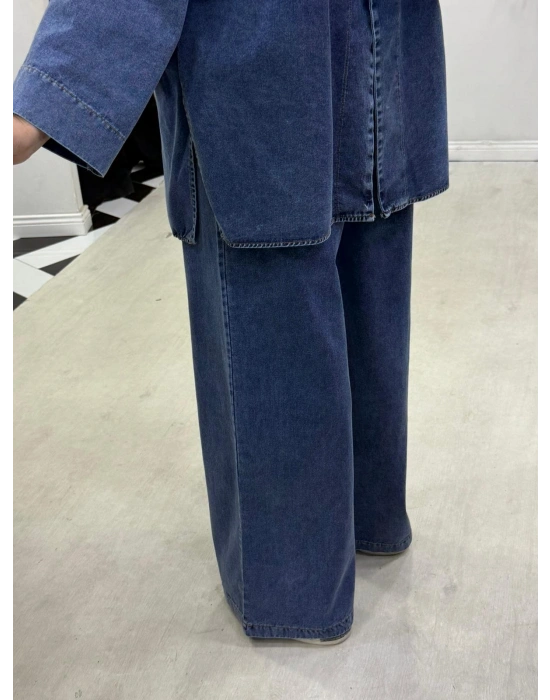 Yeni Sezon Açık Renk Denim Takım