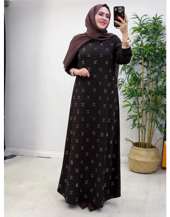 Yeni Sezon Chanel Elbise Kahverengi