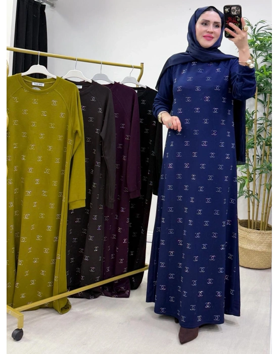 Yeni Sezon Chanel Elbise Lacivert