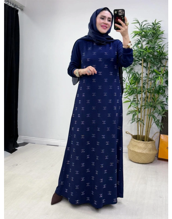 Yeni Sezon Chanel Elbise Lacivert