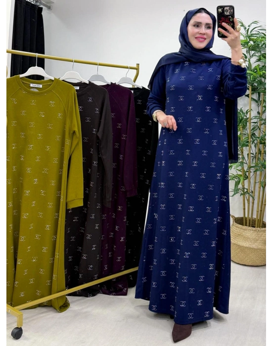 Yeni Sezon Chanel Elbise Lacivert