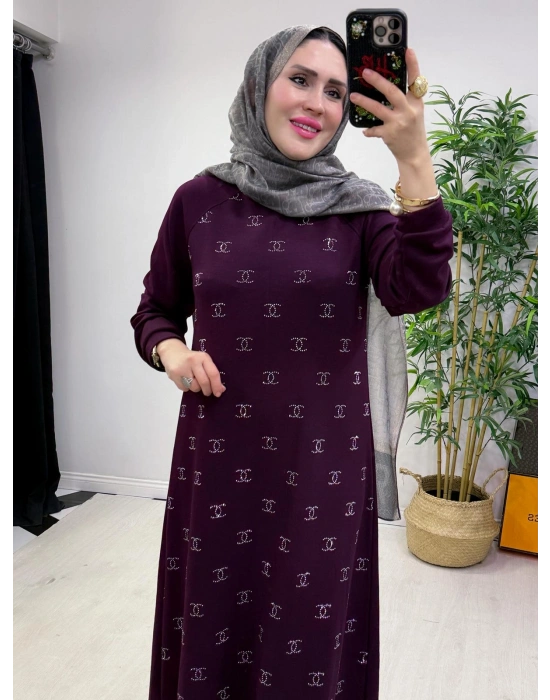 Yeni Sezon Chanel Elbise Mürdüm