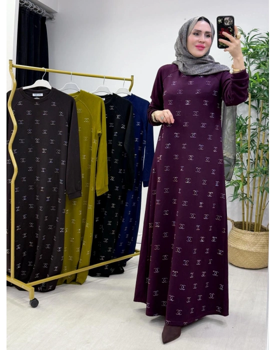 Yeni Sezon Chanel Elbise Mürdüm