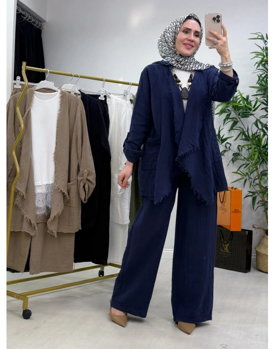 Yeni Sezon Hatice Biçer Tasarım Takım Lacivert