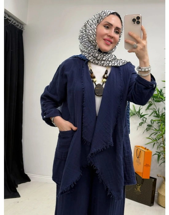 Yeni Sezon Hatice Biçer Tasarım Takım Lacivert