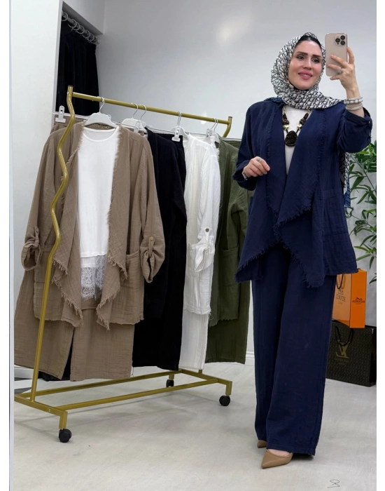 Yeni Sezon Hatice Biçer Tasarım Takım Lacivert