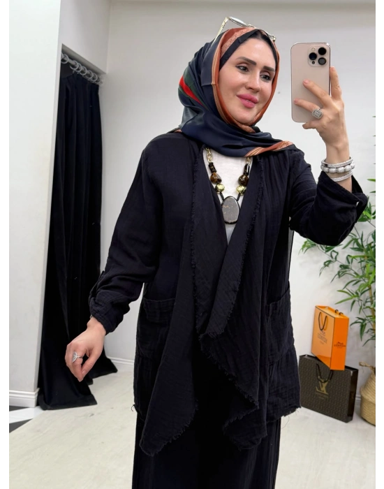 Yeni Sezon Hatice Biçer Tasarım Takım Siyah