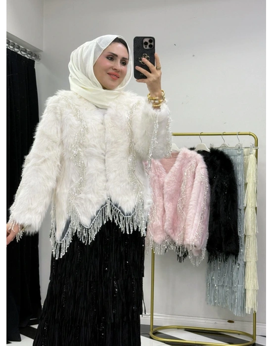 Yeni Sezon İthal Kürk Krem