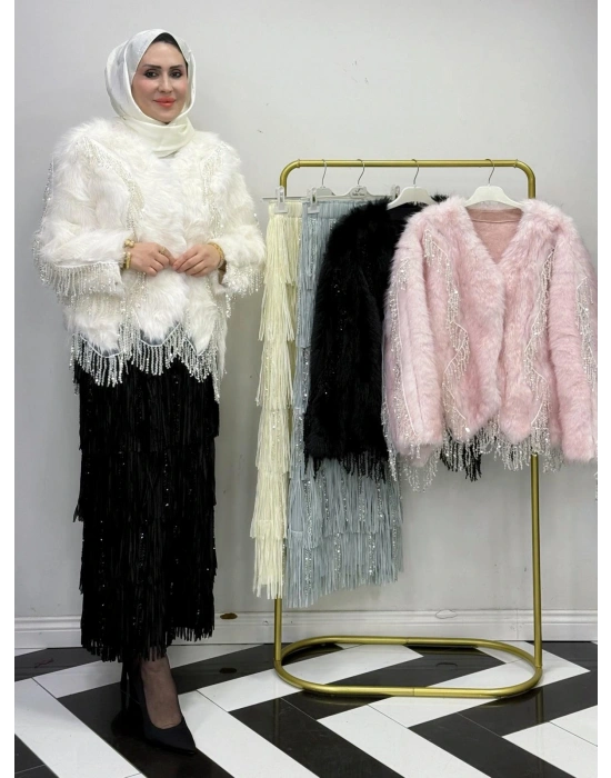 Yeni Sezon İthal Kürk Krem