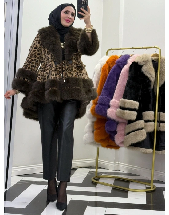 Yeni Sezon İthal Kürk Leopar