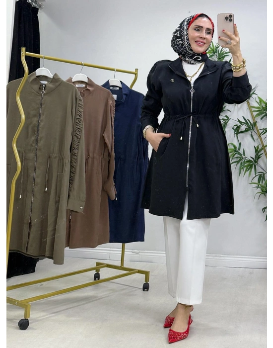 Yeni Sezon Modal Kumaş Kap Modeli Lacivert