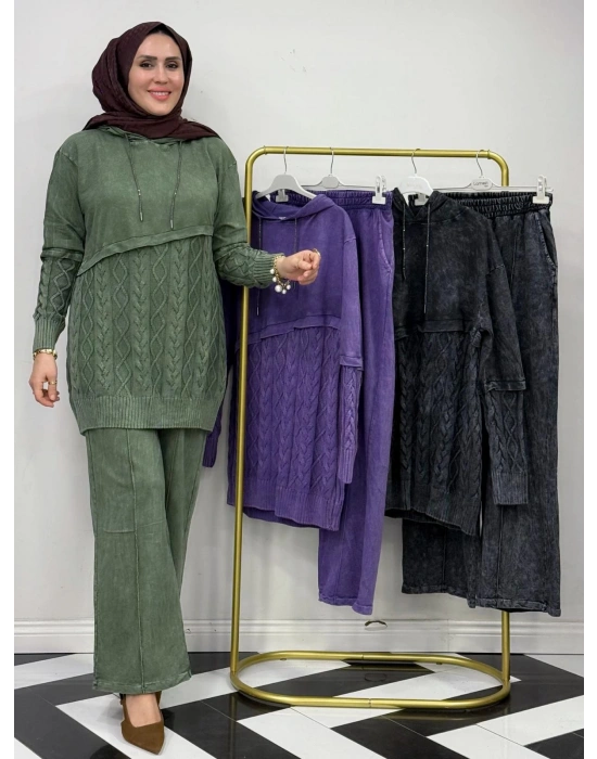 Yeni Sezon Tasarım İthal Takım Çam Yeşil