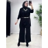 Yeni Sezon Giyçık Tasarım Candy Kumaş Takım Siyah