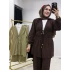Yeni Sezon Müslin Kumaş Yazlık Takım Kahverengi