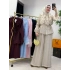 Güpür Detaylı Takım Krem