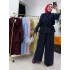 Güpür Detaylı Takım Lacivert