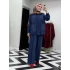 Nakışlı Takım Lacivert