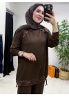 Batik Desen Takım Kahverengi