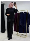 Taşlı Oysho Takım Siyah