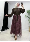 Etekli Takım Bordo