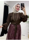 Etekli Takım Bordo