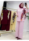 Fular Hediyeli Takım Pembe