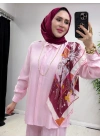Fular Hediyeli Takım Pembe