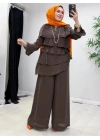 Kat Kat Tasarım Takım Kahverengi