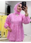 Müslin Pamuk Takım Pembe